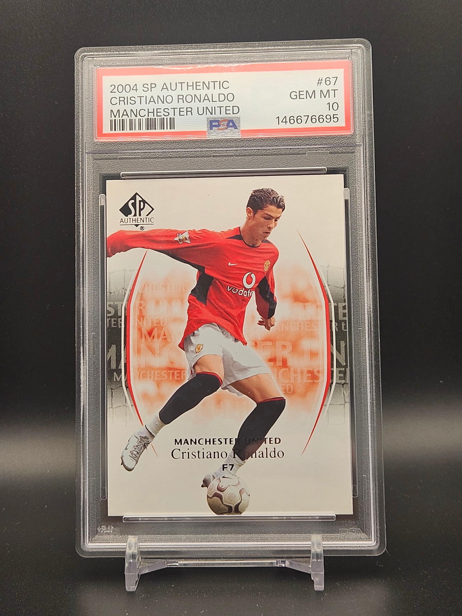 2004 SP Authentic #67 Cristiano Ronaldo Manchester United